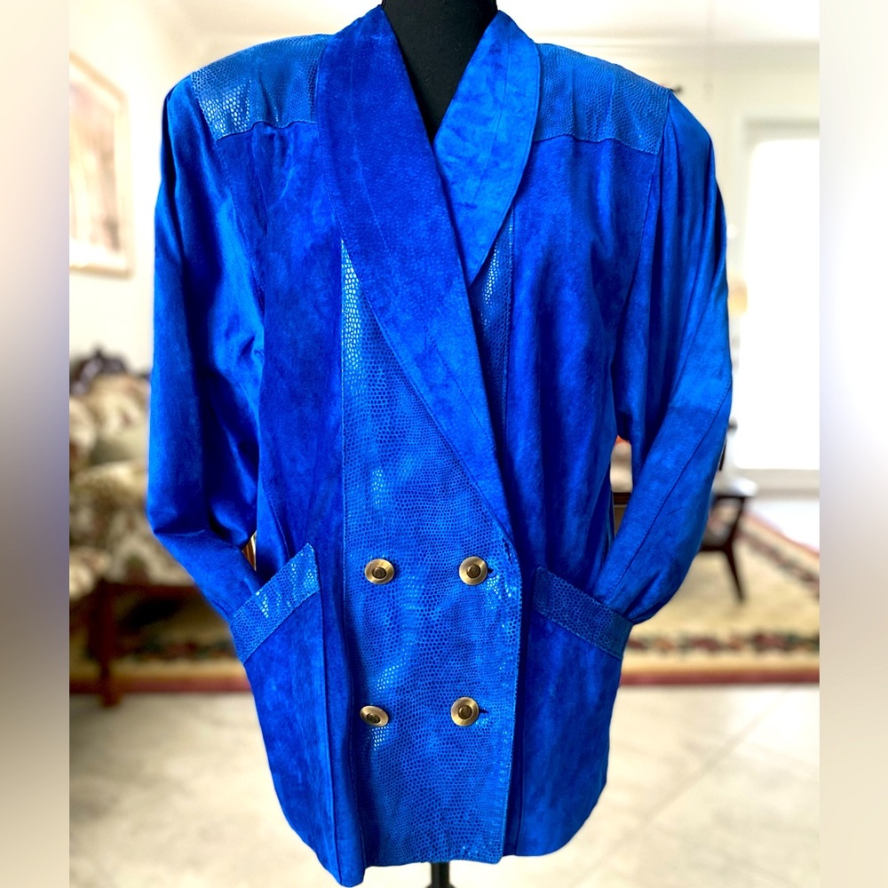 Vintage Suede Leather Jacket